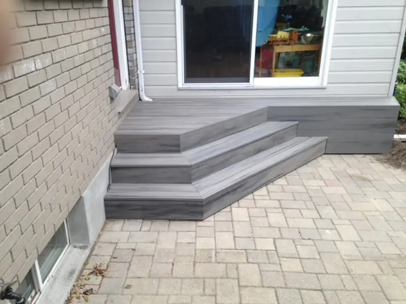 Hardscaping - Back Steps