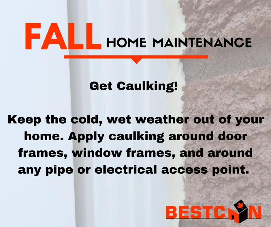 caulking fall home maintenance