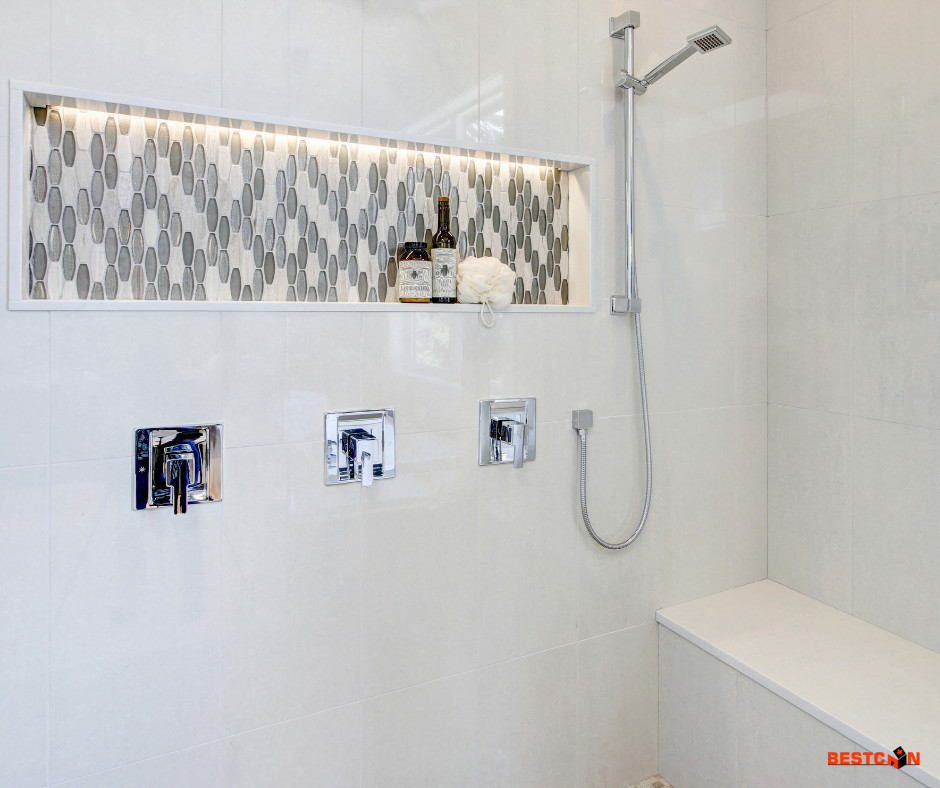 niche in bathroom wall bathroom renovation wall niche