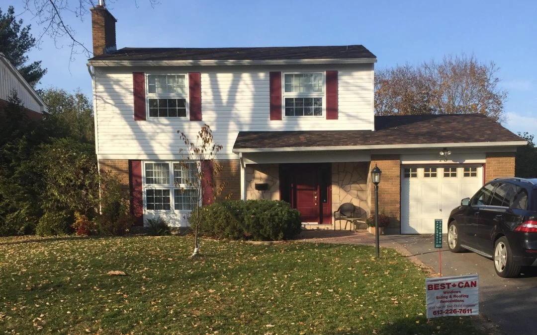 Home Improvements in Leslie Park – Vinyl Siding, Shutters, Door & Stone Work