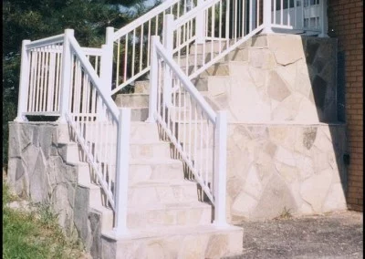 Flagstone staircase