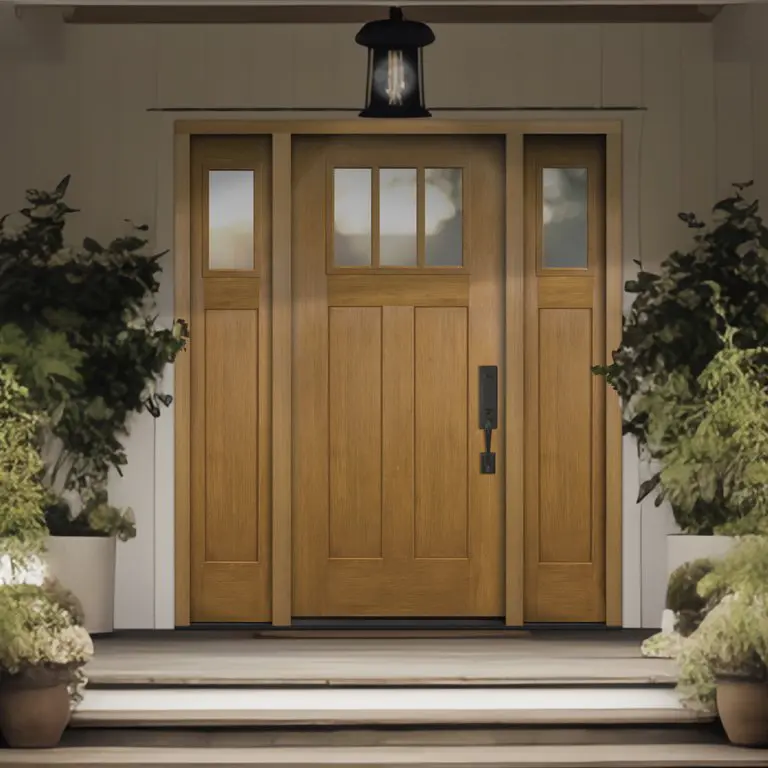 Wood entry door with siding Ottawa home exterior upgrade